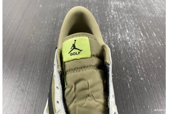 Rep EP Travis Neutral Low 1 Golf Jordan Scott Retro Olive FZ3124-200 0519